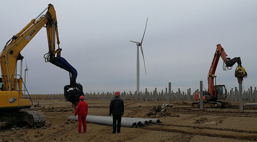 中國電建集團核電工程公司濱州沾化華能光伏清風湖項目